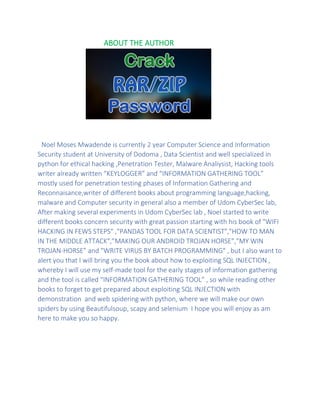Zip password cracker | PDF