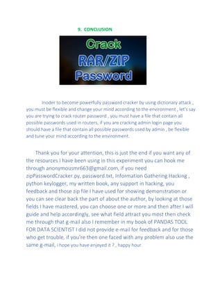Zip password cracker | PDF