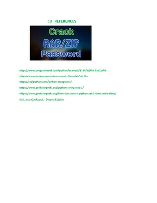 Zip password cracker | PDF