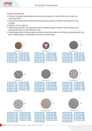 201
www.zippgroup.com
Products and speciﬁcations subject to change without prior notice
Feature  Beneﬁt
l Premium P-graded, heat-treated aluminum oxide abrasive for superior life, fast cut rate, and
consistent ﬁnish.
l Unique ﬁber-reinforced, B-wt latex-saturated backing provides a 50-60% improvement in tear
strength.
l Flexible; can be used wet.
l Water-based stearate, non-pigmented, No-Fil coating provides maximum load resistance and
extended life with no color transfer to work.
l Typical applications include preparing primed and painted surfaces for ﬁnishing, stripping primer and
paint, sanding plastic and ﬁberglass, and bare wood sanding.
ZP-ZOS-3X0-80#
ZP-ZOS-3X0-100#
ZP-ZOS-3X0-120#
ZP-ZOS-3X0-150#
ZP-ZOS-3X0-180#
ZP-ZOS-3X0-240#
ZP-ZOS-3X0-320#
ZP-ZOS-3X0-400#
ZP-ZOS-3X0-600#
ZP-ZOS-3X0-800#
ZP-ZOS-3X0-1000#
ZP-ZOS-3X0-1200#
ZP-ZOS-3X0-1500#
ZP-ZOS-3X4-80#
ZP-ZOS-3X4-100#
ZP-ZOS-3X4-120#
ZP-ZOS-3X4-150#
ZP-ZOS-3X4-180#
ZP-ZOS-3X4-240#
ZP-ZOS-3X4-320#
ZP-ZOS-3X4-400#
ZP-ZOS-3X4-600#
ZP-ZOS-3X4-800#
ZP-ZOS-3X4-1000#
ZP-ZOS-3X4-1200#
ZP-ZOS-3X4-1500#
ZP-ZOS-5X0-80#
ZP-ZOS-5X0-100#
ZP-ZOS-5X0-120#
ZP-ZOS-5X0-150#
ZP-ZOS-5X0-180#
ZP-ZOS-5X0-240#
ZP-ZOS-5X0-320#
ZP-ZOS-5X0-400#
ZP-ZOS-5X0-600#
ZP-ZOS-5X0-800#
ZP-ZOS-5X0-1000#
ZP-ZOS-5X0-1200#
ZP-ZOS-5X0-1500#
Sandpaper (3) Sandpaper (3) Sandpaper (5)
ZP-ZOS-8X0-80#
ZP-ZOS-8X0-100#
ZP-ZOS-8X0-120#
ZP-ZOS-8X0-150#
ZP-ZOS-8X0-180#
ZP-ZOS-8X0-240#
ZP-ZOS-8X0-320#
ZP-HG4-8X9-80#
ZP-HG4-8X9-100#
ZP-HG4-8X9-120#
ZP-HG4-8X9-150#
ZP-HG4-8X9-180#
ZP-HG4-8X9-240#
ZP-HG4-8X9-320#
ZP-ZOS-6X15-80#
ZP-ZOS-6X15-100#
ZP-ZOS-6X15-120#
ZP-ZOS-6X15-150#
ZP-ZOS-6X15-180#
ZP-ZOS-6X15-240#
ZP-ZOS-6X15-320#
ZP-ZOS-8X0-400#
ZP-ZOS-8X0-600#
ZP-ZOS-8X0-800#
ZP-ZOS-8X0-1000#
ZP-ZOS-8X0-1200#
ZP-ZOS-8X0-1500#
ZP-HG4-8X9-400#
ZP-HG4-8X9-600#
ZP-HG4-8X9-800#
ZP-HG4-8X9-1000#
ZP-HG4-8X9-1200#
ZP-HG4-8X9-1500#
ZP-ZOS-6X15-400#
ZP-ZOS-6X15-600#
ZP-ZOS-6X15-800#
ZP-ZOS-6X15-1000#
ZP-ZOS-6X15-1200#
ZP-ZOS-6X15-1500#
Sandpaper (8) Sandpaper (8)Sandpaper (6)
ZP-ZOS-6X0-80#
ZP-ZOS-6X0-100#
ZP-ZOS-6X0-120#
ZP-ZOS-6X0-150#
ZP-ZOS-6X0-180#
ZP-ZOS-6X0-240#
ZP-ZOS-6X0-320#
ZP-ZOS-6X0-400#
ZP-ZOS-6X0-600#
ZP-ZOS-6X0-800#
ZP-ZOS-6X0-1000#
ZP-ZOS-6X0-1200#
ZP-ZOS-6X0-1500#
ZP-ZOS-6X7-80#
ZP-ZOS-6X7-100#
ZP-ZOS-6X7-120#
ZP-ZOS-6X7-150#
ZP-ZOS-6X7-180#
ZP-ZOS-6X7-240#
ZP-ZOS-6X7-320#
ZP-ZOS-6X7-400#
ZP-ZOS-6X7-600#
ZP-ZOS-6X7-800#
ZP-ZOS-6X7-1000#
ZP-ZOS-6X7-1200#
ZP-ZOS-6X7-1500#
ZP-ZOS-5X7-80#
ZP-ZOS-5X7-100#
ZP-ZOS-5X7-120#
ZP-ZOS-5X7-150#
ZP-ZOS-5X7-180#
ZP-ZOS-5X7-240#
ZP-ZOS-5X7-320#
ZP-ZOS-5X7-400#
ZP-ZOS-5X7-600#
ZP-ZOS-5X7-800#
ZP-ZOS-5X7-1000#
ZP-ZOS-5X7-1200#
ZP-ZOS-5X7-1500#
Sandpaper (6) Sandpaper (6)Sandpaper (5)
Air Sander Accessories
3” 5”
6”
6” 8” 8”
6”5”
3”
 