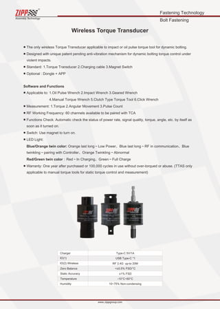 ZIPPTORK Torque control system catalog - 2020 July edition | PDF