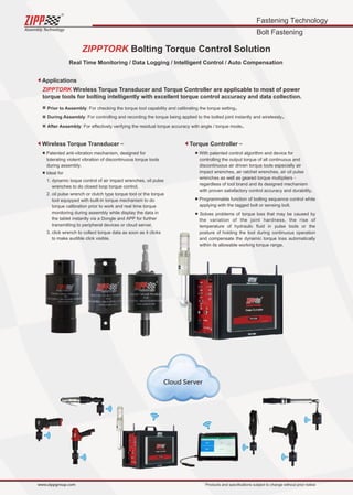 ZIPPTORK Torque control system catalog 2021 Edition