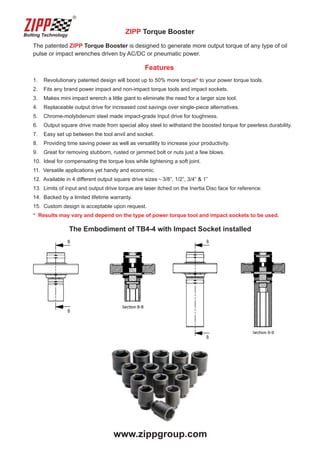 ZIPP Torque Booster | PDF