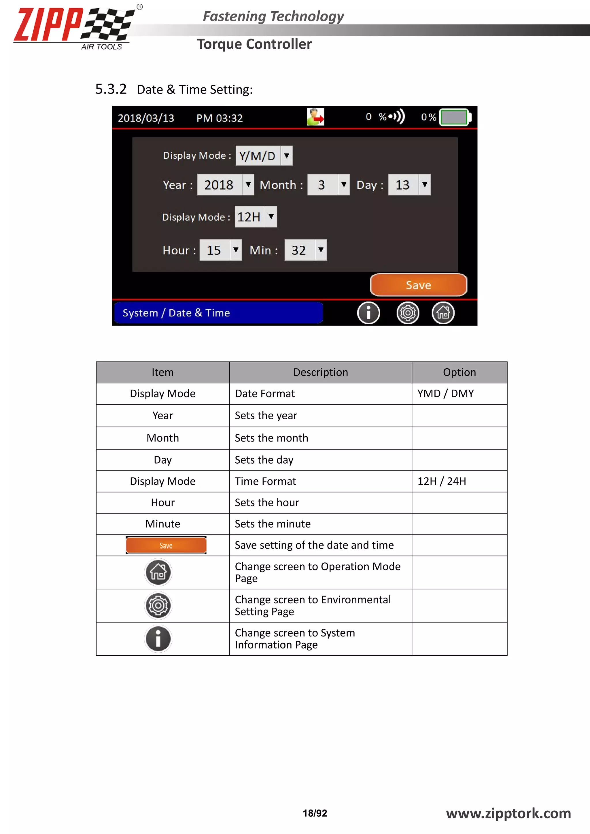 ZIPP torque controller operational manual | PDF