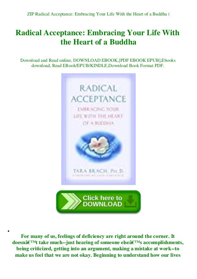Zip Radical Acceptance Embracing Your Life With The Heart Of A Buddha