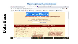 DataBase http://www.primaryinfo.com/cubiczr.html
 