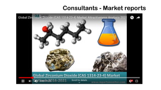 Consultants - Market reports
 