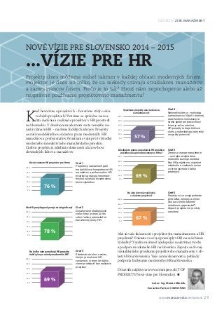 29www.manazerskecentrum.sk
INZERCIA | ZISK MANAŽMENT
K
eď hovoríme o projektoch – hovoríme vždy o sku-
točných projektoch?...