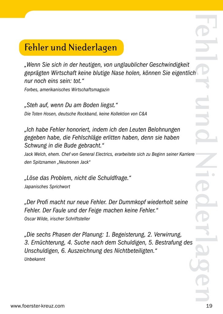 Forster Kreuz 99 Zitate Edition 2009 10