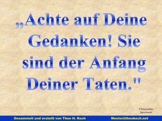Theo. H. Koch Fragen beantwortet Nutze den Standort- vorteil  den keiner kopieren kann! DIE MIT- ARBEITER! Akademie für Business - Tuning hilft dabei! 
