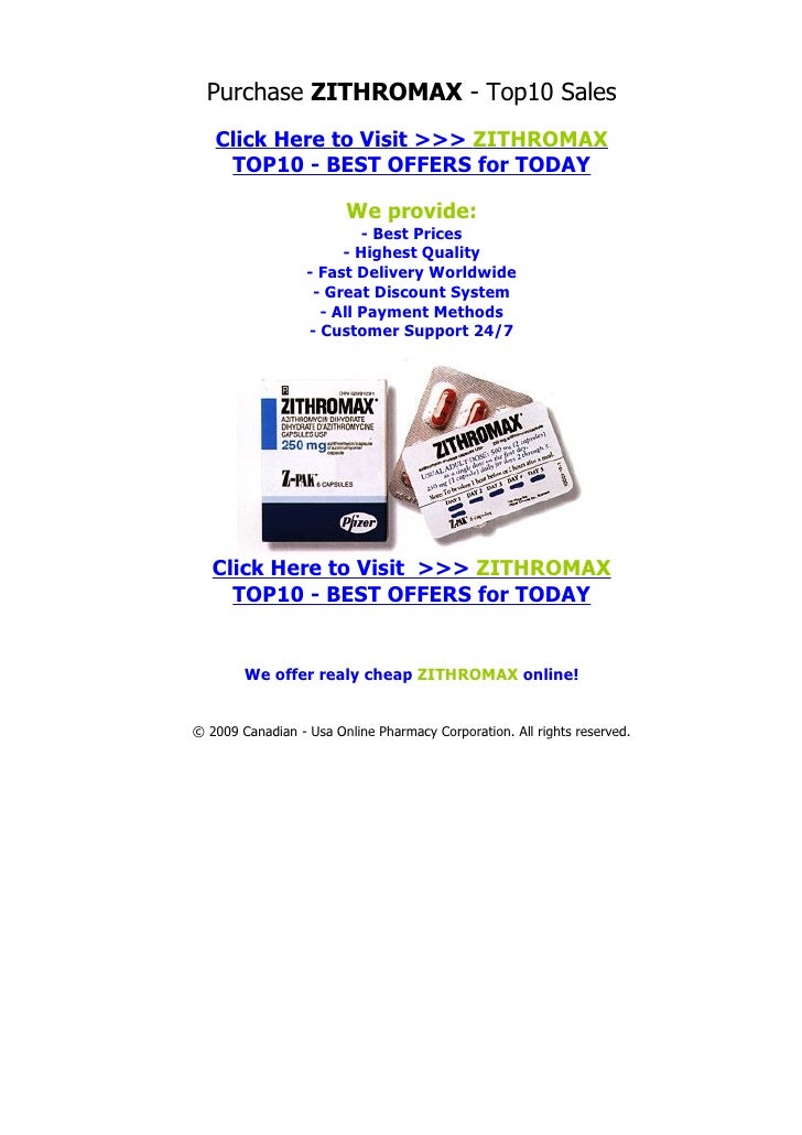 Zithromax Online Usa