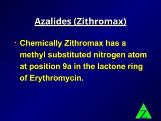 Zithromax training Summary of Zithromax main benefits.ppt