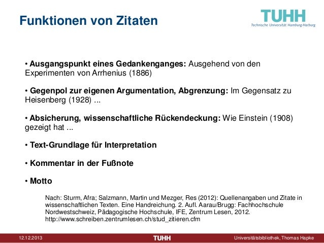 Zitieren Und Wissenschaftliche Arbeiten