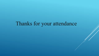 Thanks for your attendance
 