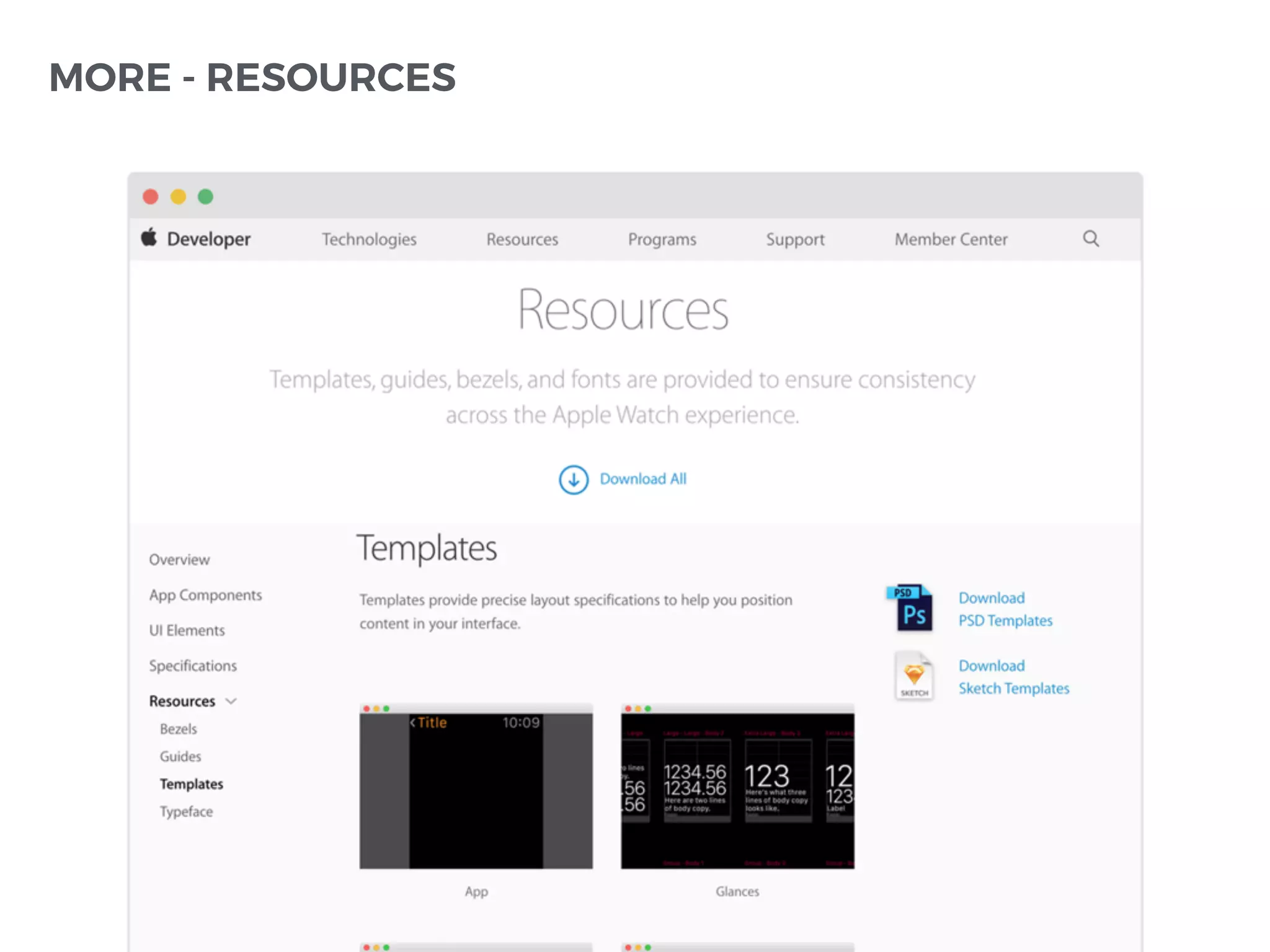 MORE - RESOURCES
 