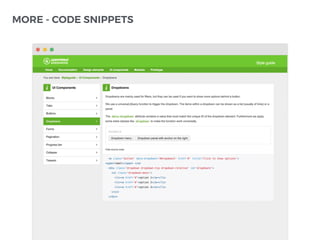 MORE - CODE SNIPPETS
 