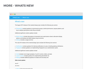 MORE - WHATS NEW
 
