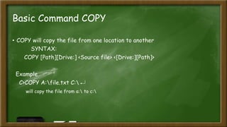 Ms DOS | PPTX