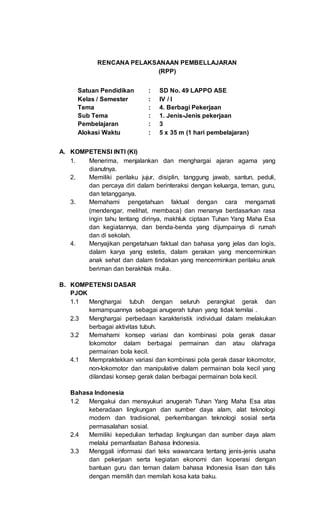 Rpp tema 4 | PDF