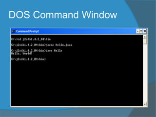 DOS Command Window
 