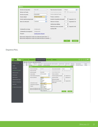 31ZKAccess 3.5
Dispotivo PULL
 