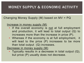 Topic 11 - Monetary Theory | PPTX