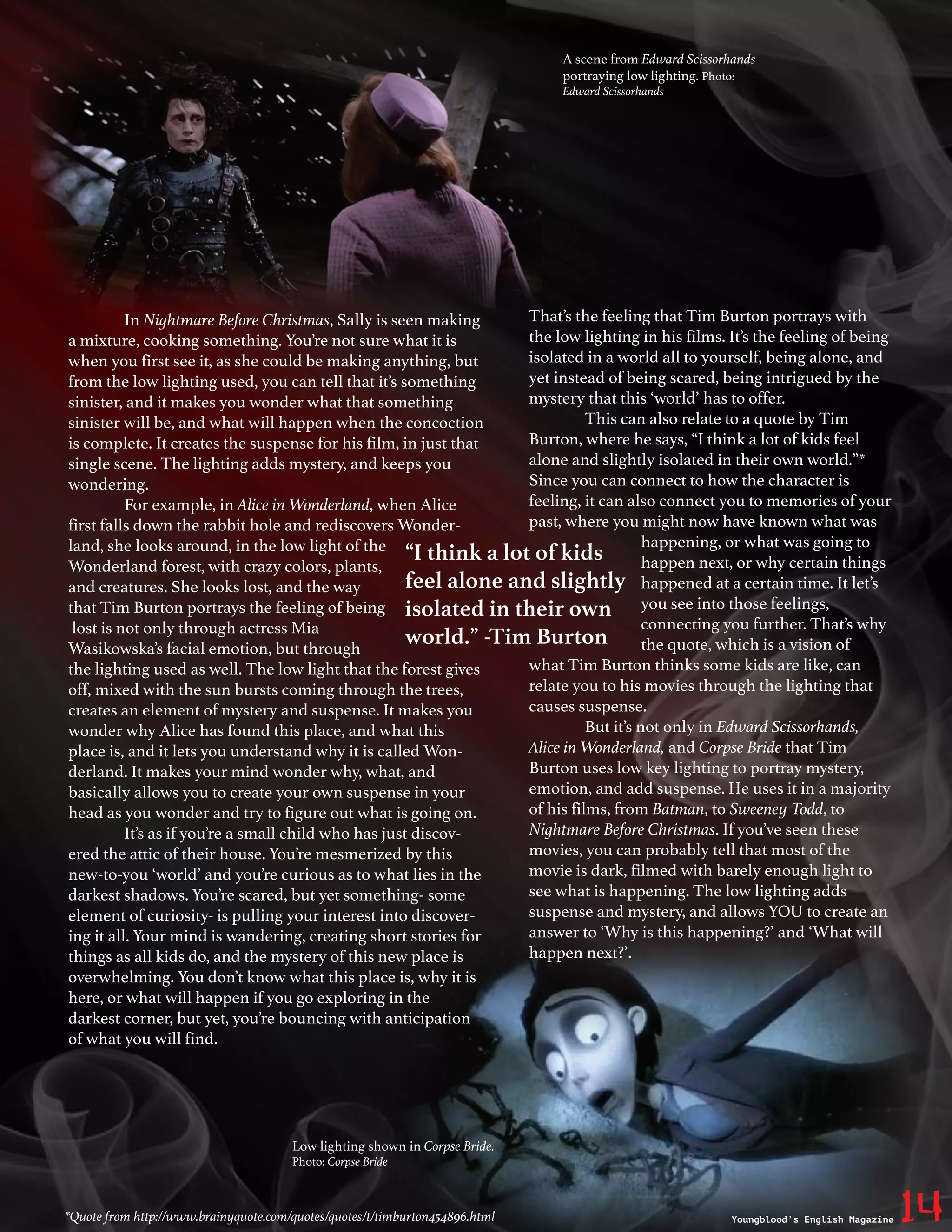 Tim Burton's Style Techniques PDF