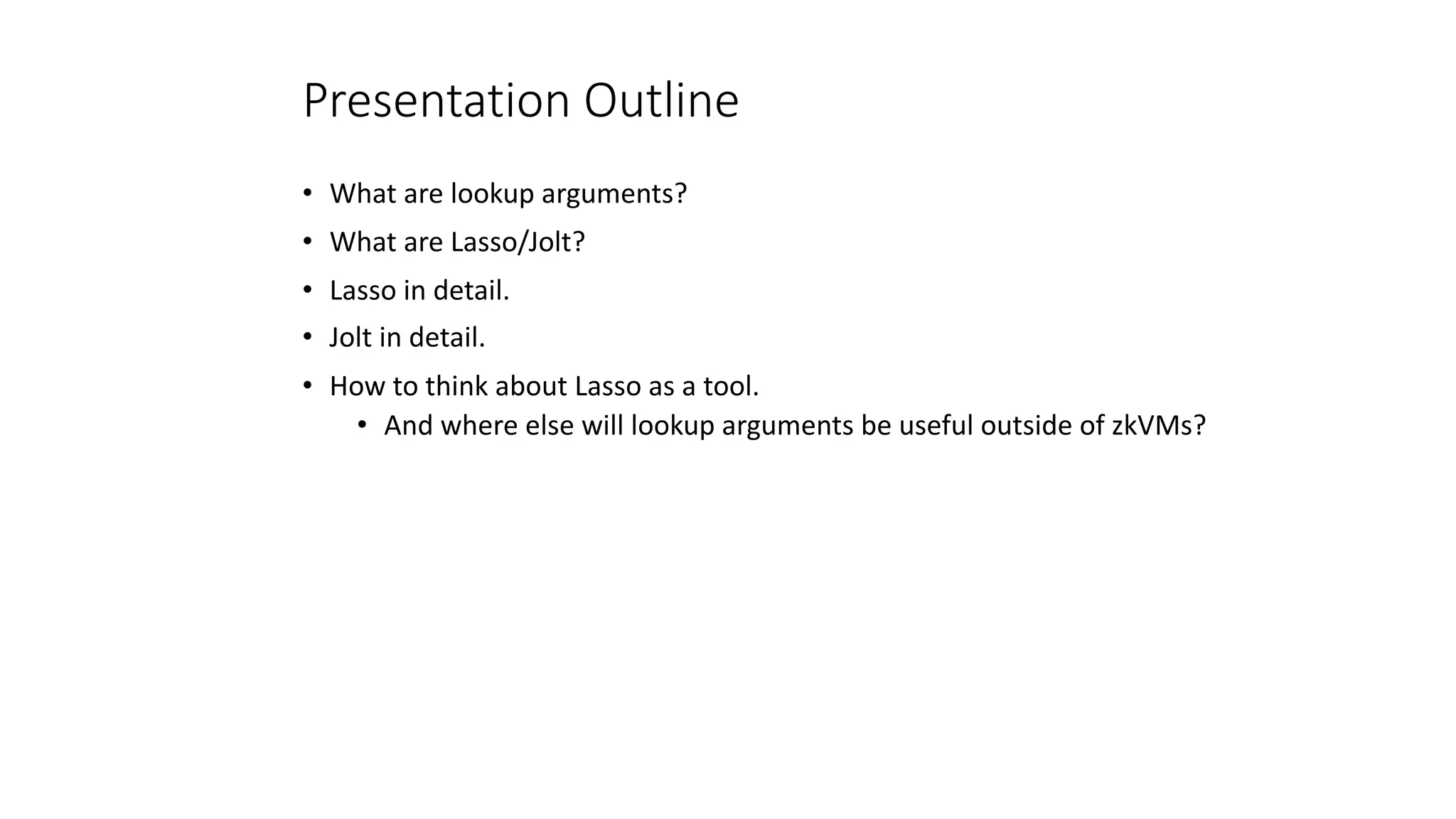 zkStudyClub - Lasso/Jolt (Justin Thaler, GWU/a16z) | PDF