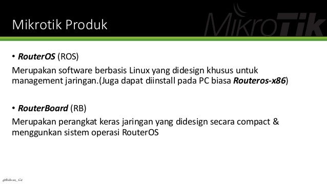 Mikrotik Certified Network Associate Mtcna Training Indonesia