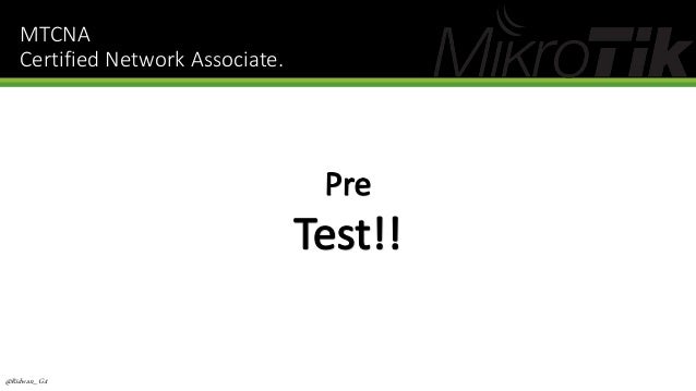 Mikrotik Certified Network Associate Mtcna Training Indonesia