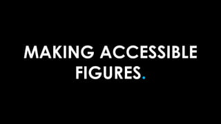 MAKING ACCESSIBLE
FIGURES.
 