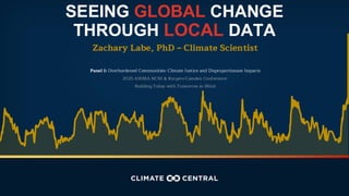 Seeing global change through local climate data | PDF