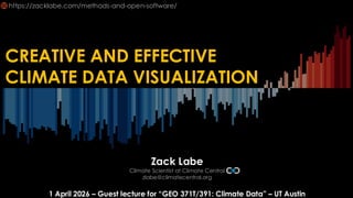 Creative and effective climate data visualization | PDF