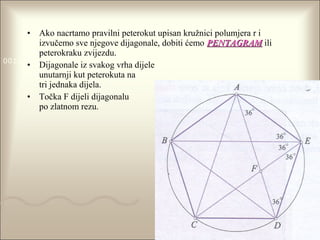 Peterokut Zlatni rez - matematika | PPT