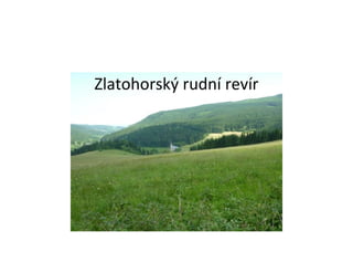 Zlatohorský rudní revír

příklad komplexu hornických
kulturních památek

 