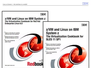 Linux on System z – the toolschain in a nutshell




50                        Linux Template - Footer Text   © 2012 IBM Corporation
 