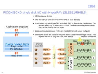 Linux on System z – disk I/O performance | PDF