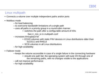 Linux on System z – disk I/O performance | PDF