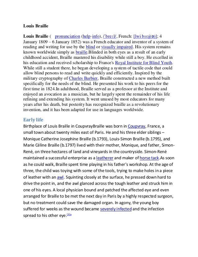 Louis Pronunciation In French Literacy Basics