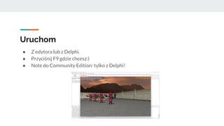 Delphi Game Engine Castle Game Engine presentation at Zlot Programistów Delphi 2023 ...