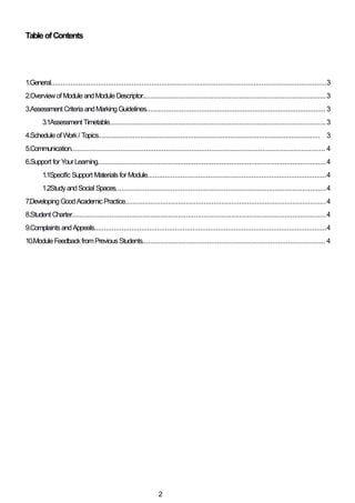 Module Handbook: Fundamentals of Internet Technology | PDF