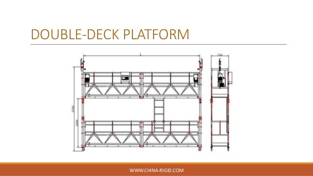 Suspended Scaffolding Systems Construction Platform Work At Heigh