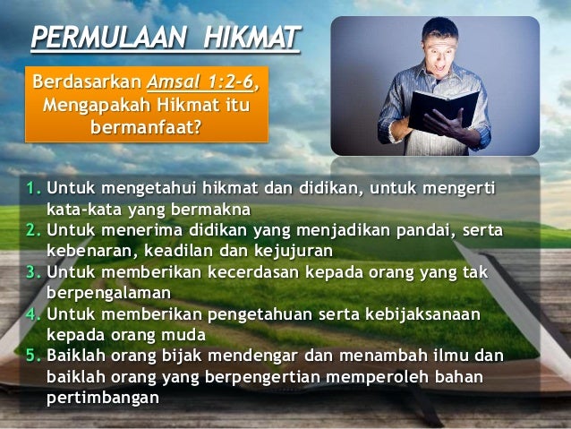 Pelajaran Sekolah Sabat ke-1 triwulan i 2015 (bahasa 