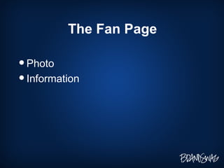 The Fan Page Photo Information 