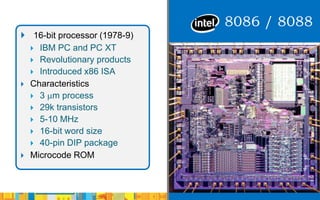 Intel Microprocessor | PPTX