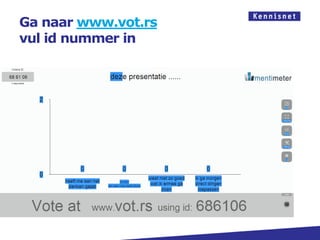 Ga naar www.vot.rs
vul id nummer in
 