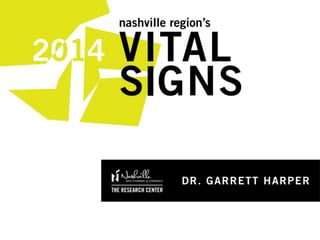 The Nashville Region's Vital Signs, by Garrett Harper