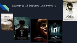 Examples Of Supernatural Horrors
 