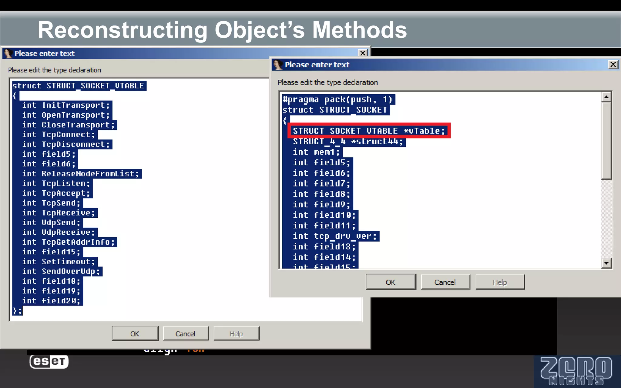 Reconstructing Object’s Methods
 