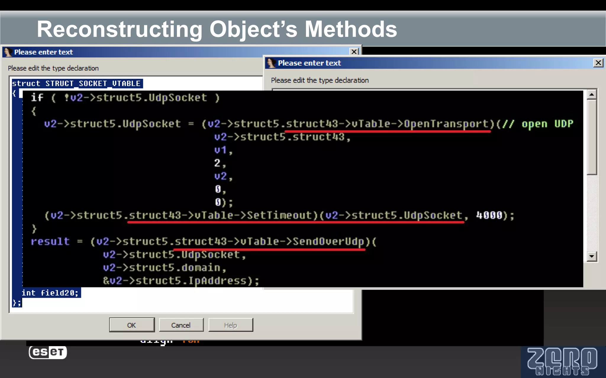 Reconstructing Object’s Methods
 
